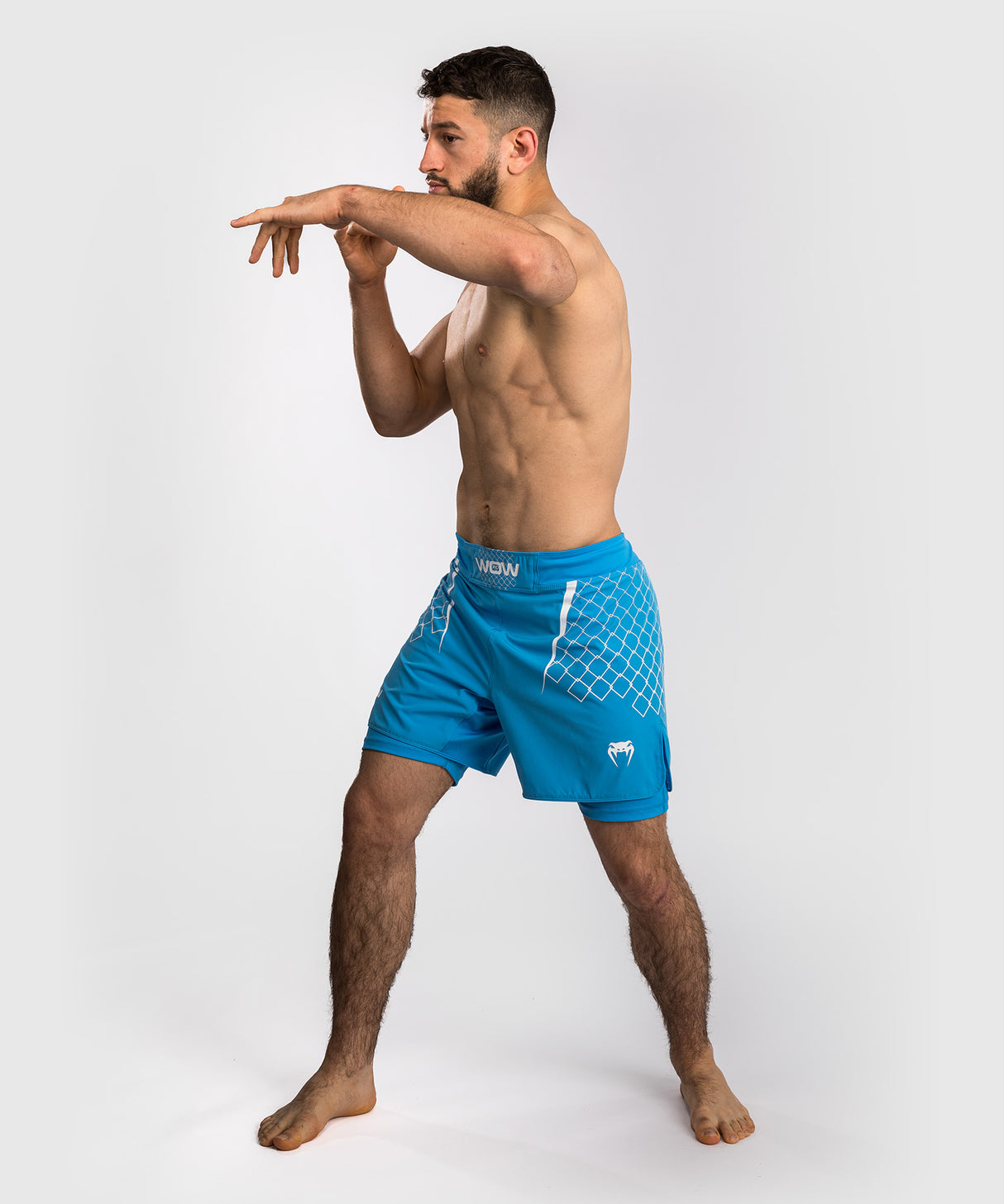 Venum x WOW FC MMA Shorts - Pacific Blauw