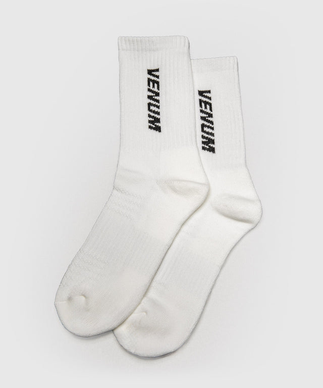 Venum Essential Crew Ponožky – Bílé – Sada 3 ks