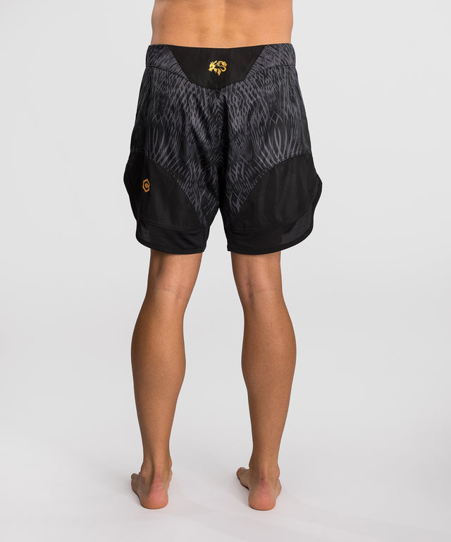 Pantaloni scurți MMA Venum x Chimaev – Negru/Gri
