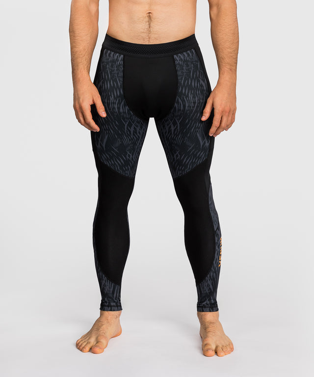 Shorts de compression Venum x Chimaev – Noir/Gris