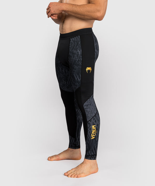 Shorts de compression Venum x Chimaev – Noir/Gris