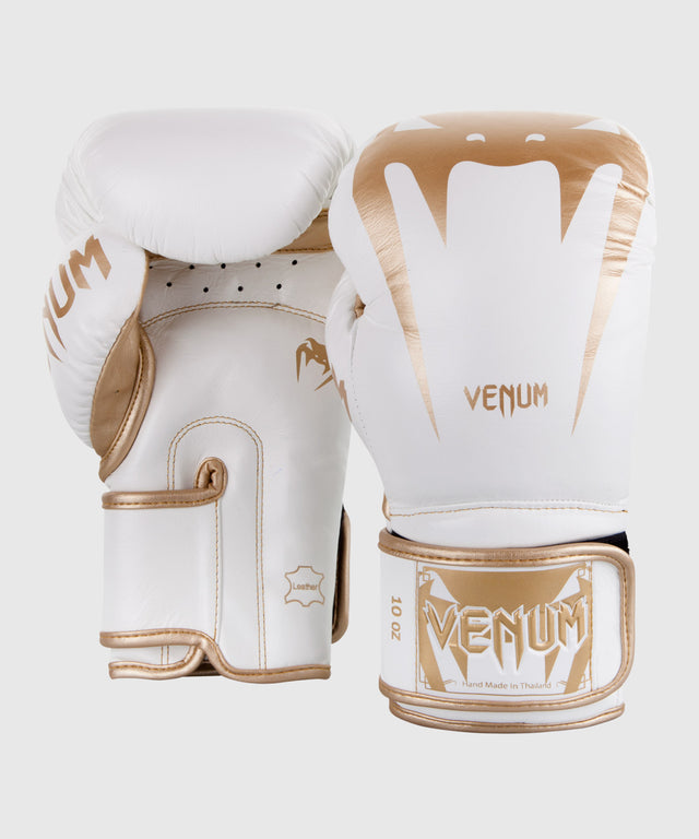 Boxerské rukavice Venum Giant 3.0 – Bílé/Zlaté