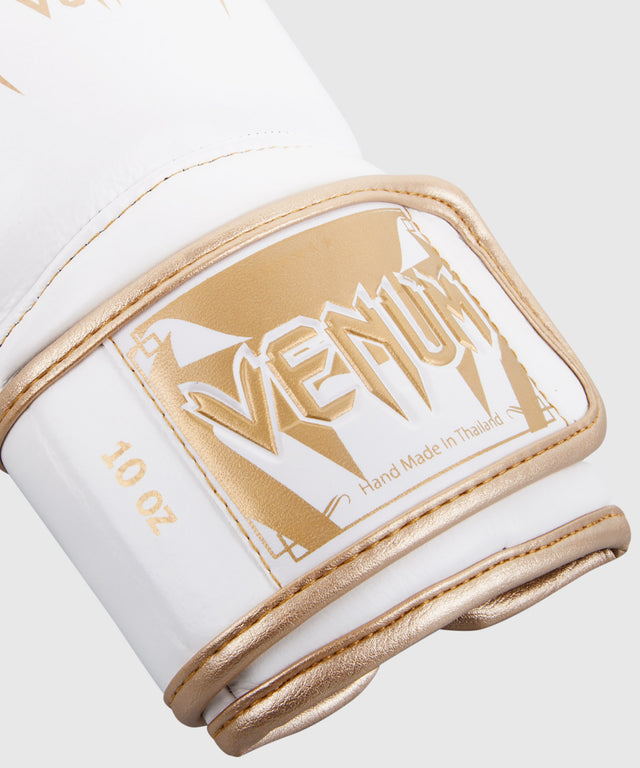 Boxerské rukavice Venum Giant 3.0 – Bílé/Zlaté