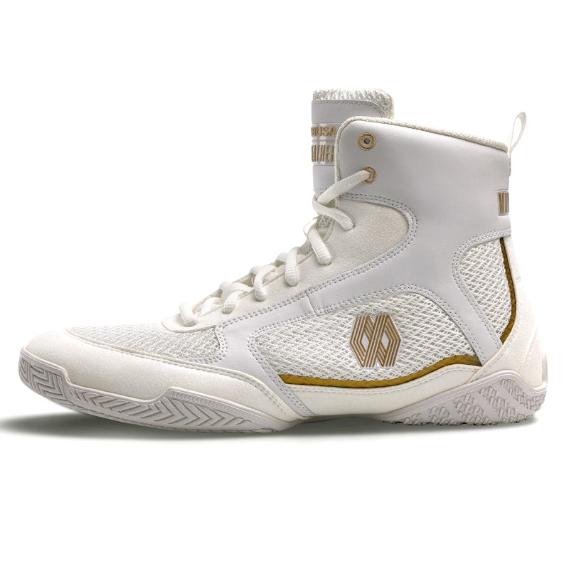 Hayabusa x Mayweather Boksschoenen Champ - Wit/Goud