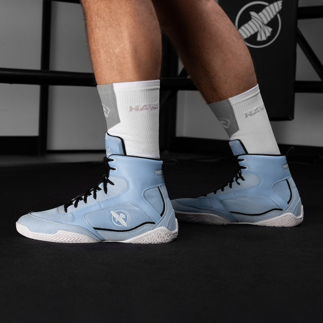 Botas de boxe Hayabusa Pro – Azul Pastel