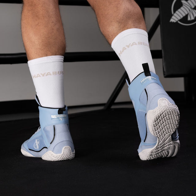 Botas de boxe Hayabusa Pro – Azul Pastel