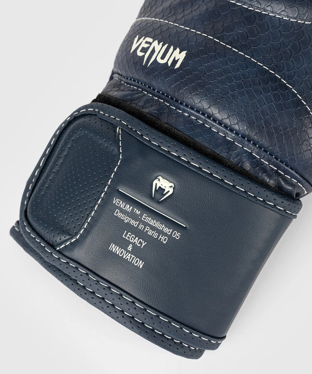 Venum Bokshandschoenen Impact Evo Scales - Nachtblauw