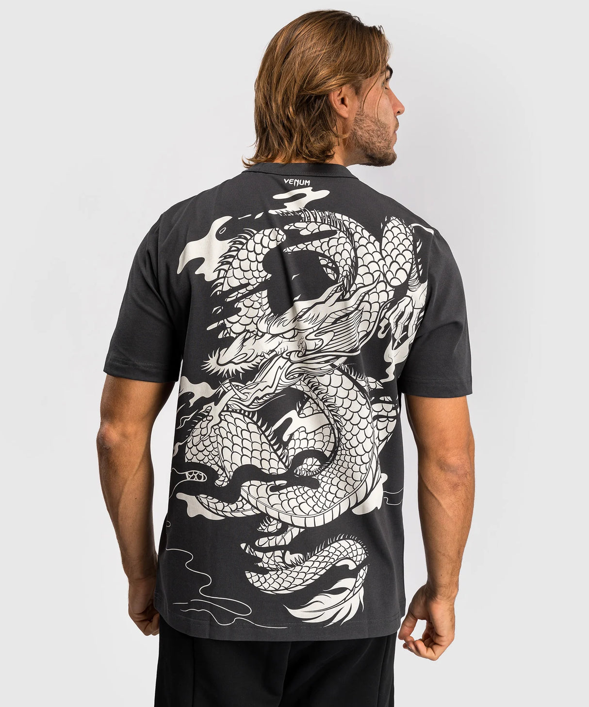 Venum T-shirt Dragon's Flight - Grijs/Crème Wit