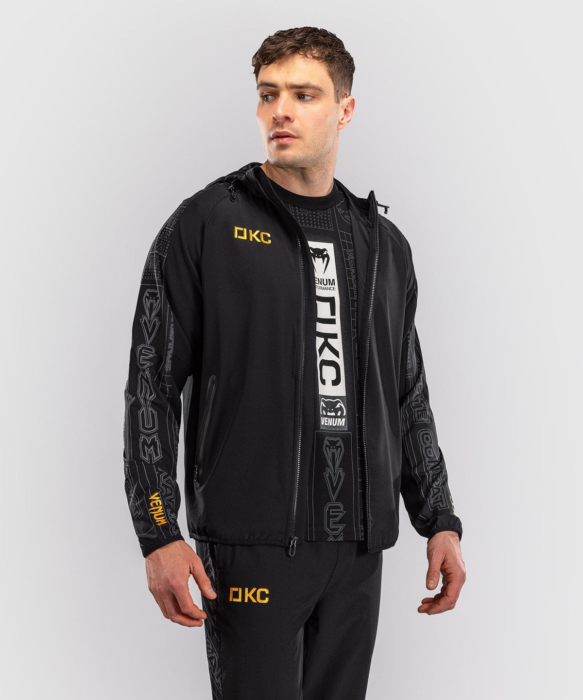 Venum Karate Combat Trainingsjack - Zwart/Grijs