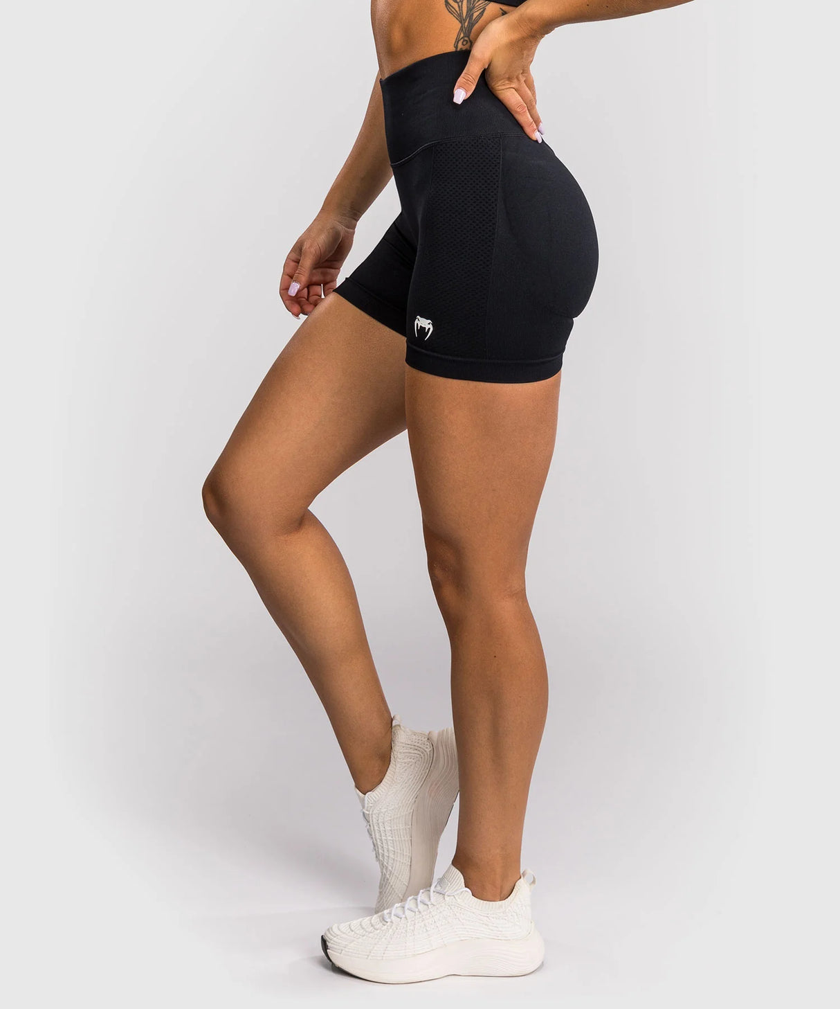 Venum Damen Sculpt Kompressionsshorts - Schwarz/Weiß