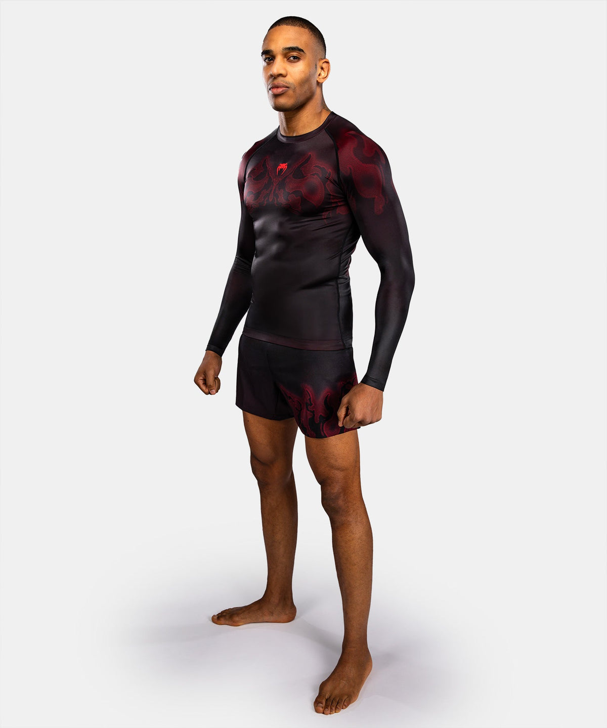 Venum Rashguard Spectre - Zwart/Rood
