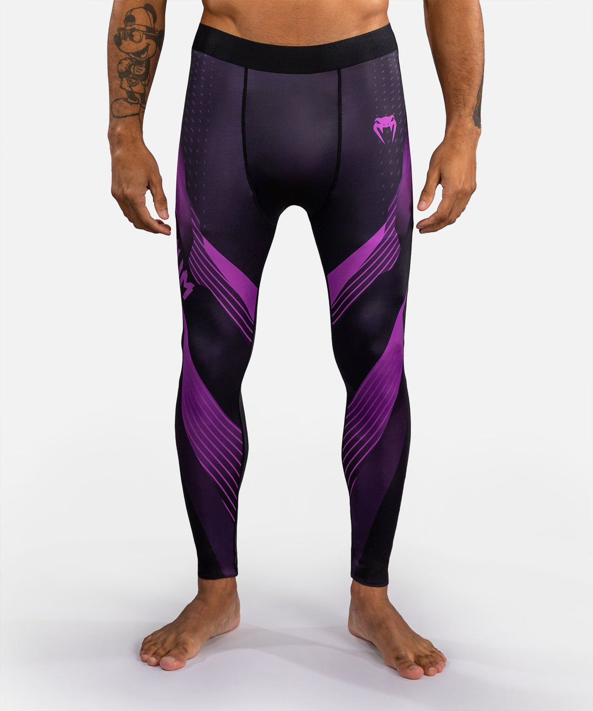 Venum Compressiebroek No-Gi 6.0 - Zwart/Paars
