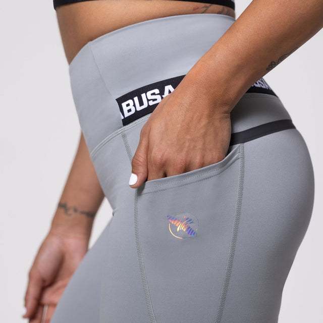 Leggings Hayabusa High Rise 3/4 da donna – Grigio