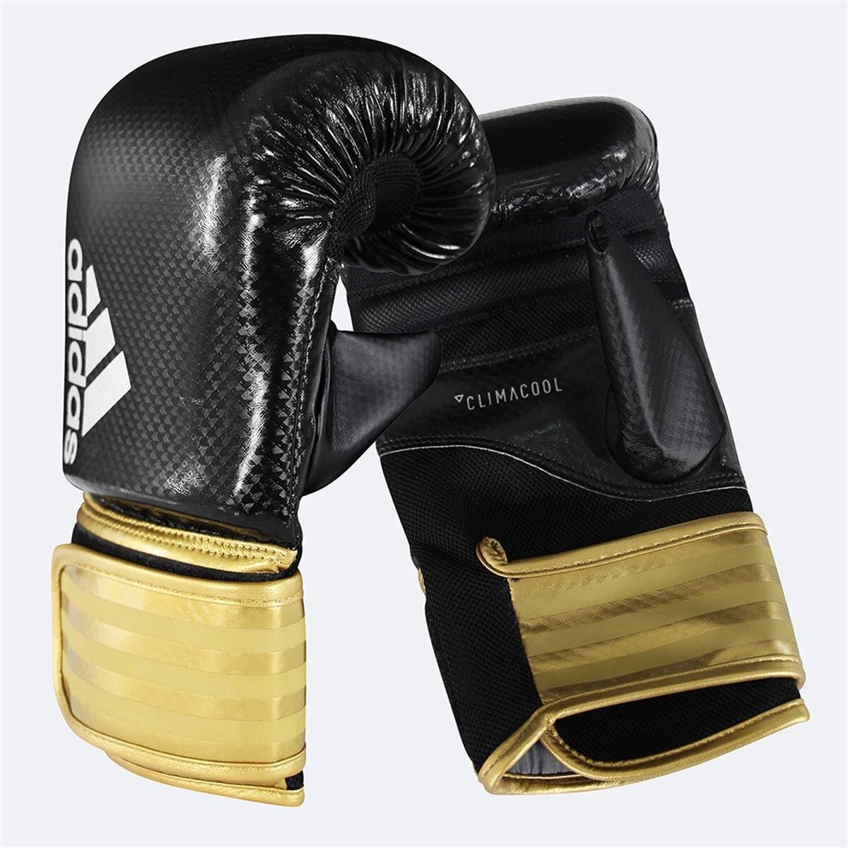 Guantes de boxeo Adidas Hybrid 75 – Negro/Oro