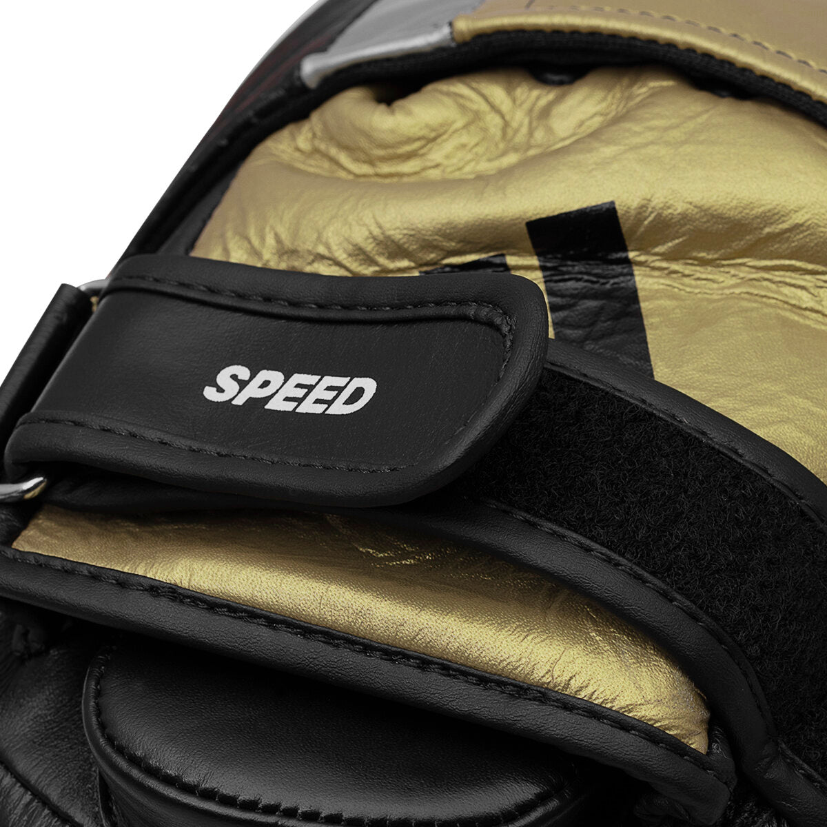 Manoplas de boxeo Adidas Speed 550 Micro Air – Negro/Oro/Plata