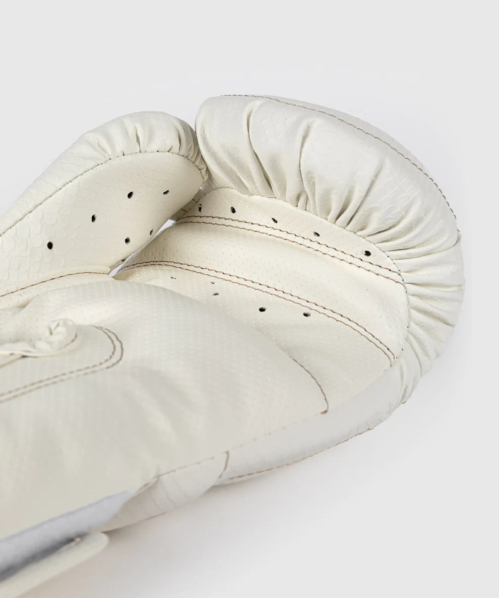 Venum Boxhandschuhe Impact Evo Scales – Elfenbeinweiß