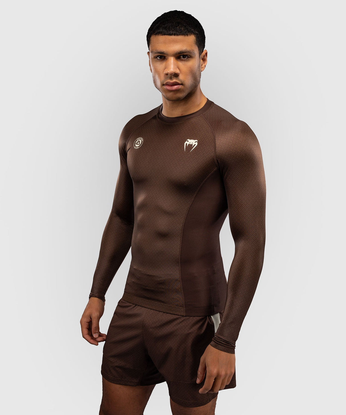 Venum Rashguard x Roger Gracie Academy - Donkerbruin