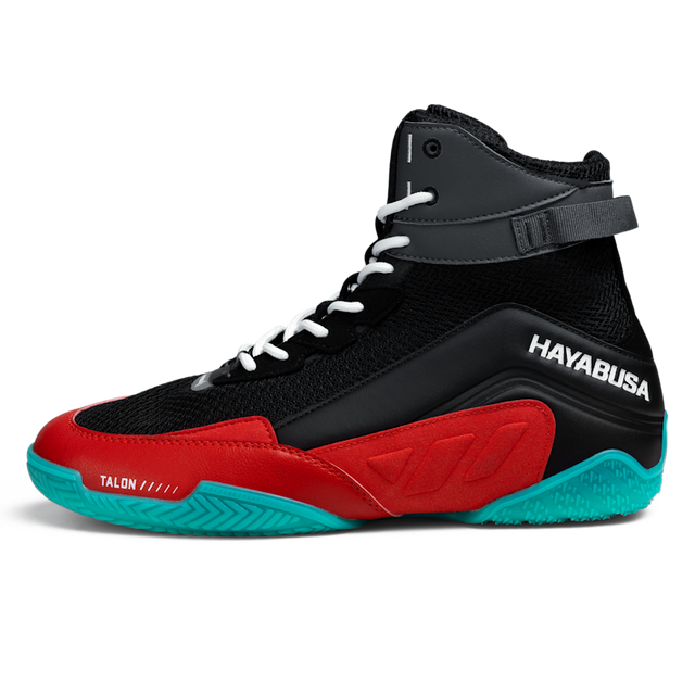 Hayabusa Talon Boxningsskor - Svart/Röd/Blå