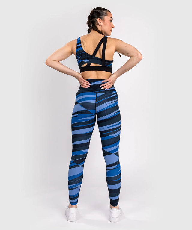 Leggings Venum Abyss – Preto/Azul