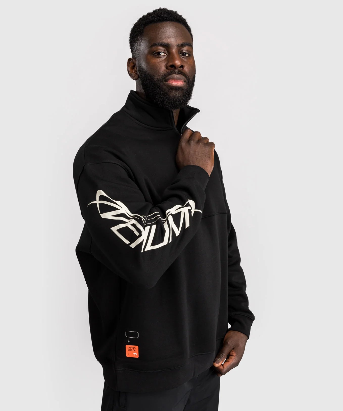 Venum Half-Zip Jacket Eclipse - Zwart