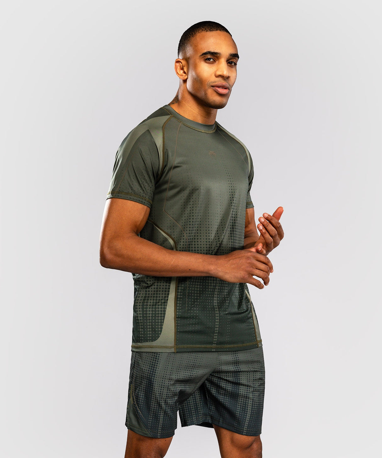 Venum T-Shirt Stealth - Kaki/Donkergroen