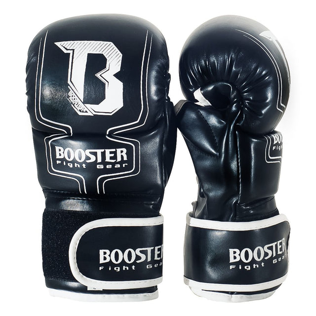 Mănuși MMA de sparring Booster BFF8 – Negru/Alb