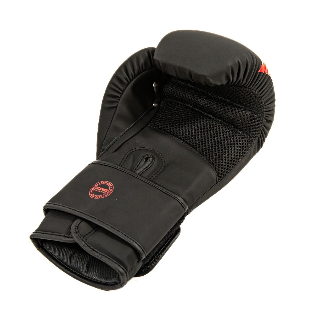 King Pro Boxing Bokshandschoenen Revo - Zwart/Rood