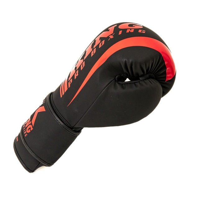 King Pro Boxing Boksehandsker Revo – Sort/Rød