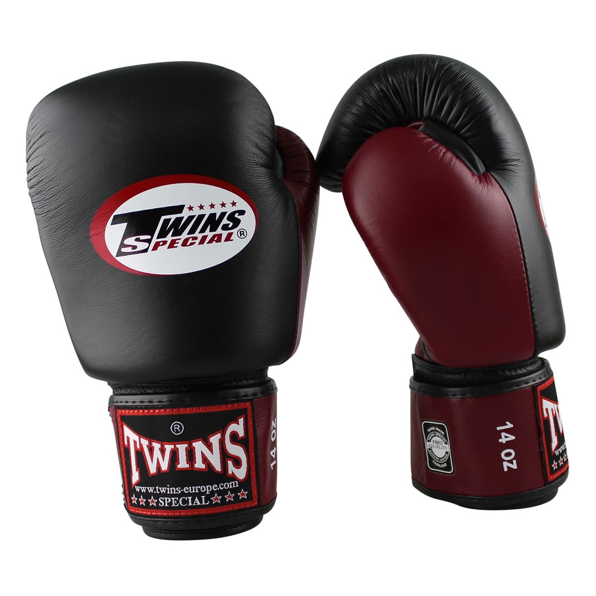 Twins Boxing Gloves BGVL3 - Black/Bordeaux Red