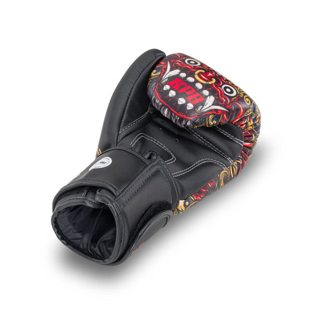 King Pro Boxing Boksehandsker BG Baron – Sort/Rød/Guld