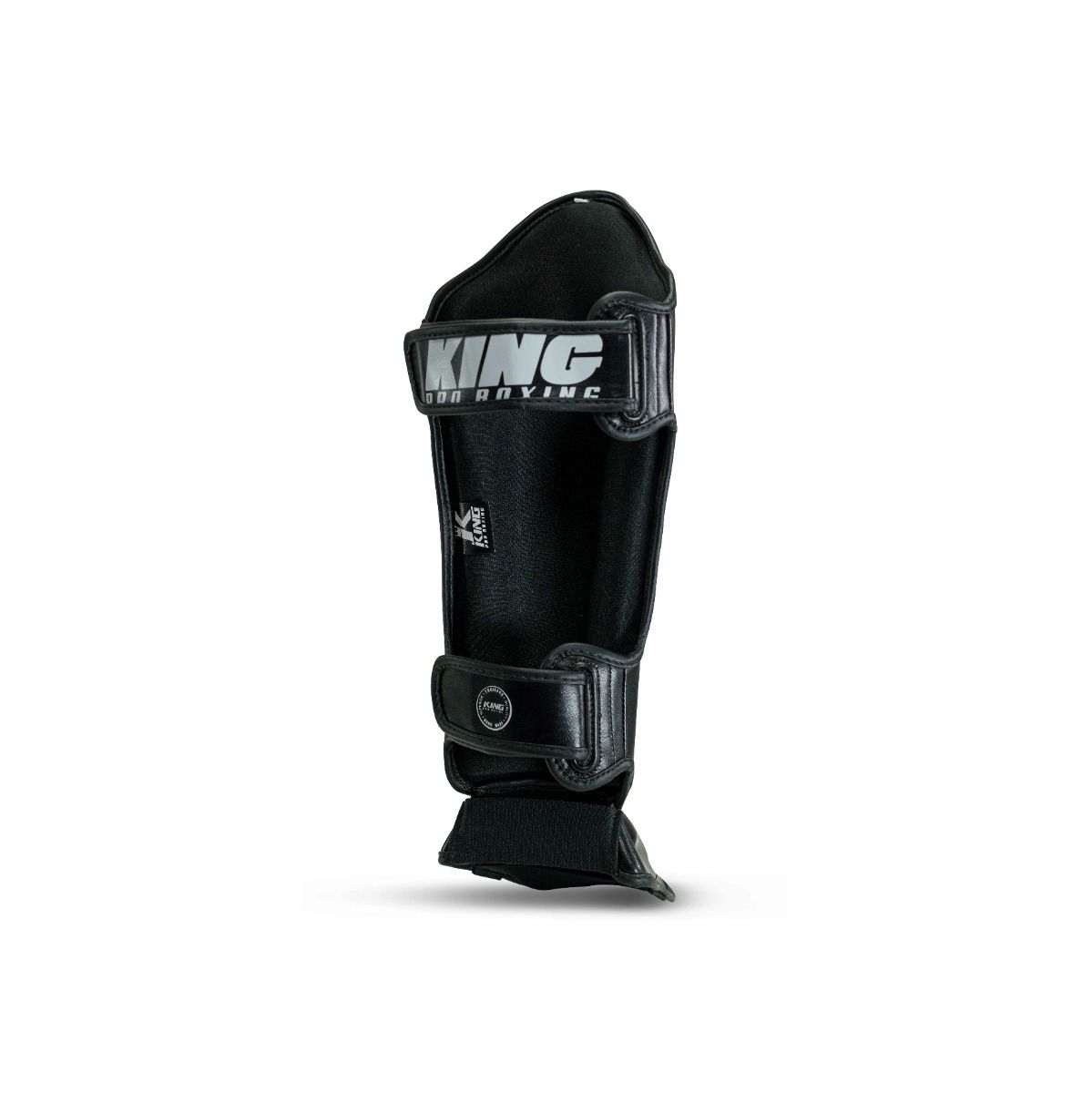 King Pro Boxing Kickboxing Shin Guards Spartan - Black/Gray