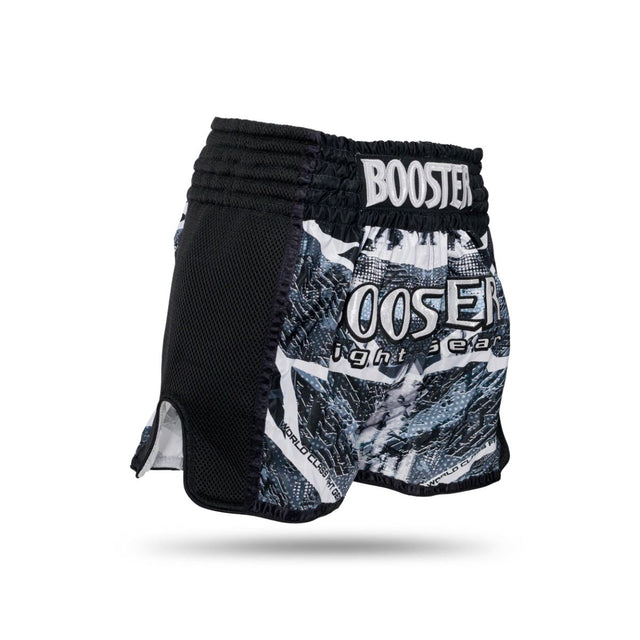 Booster Kickbox-Shorts Alien – Schwarz/Grau