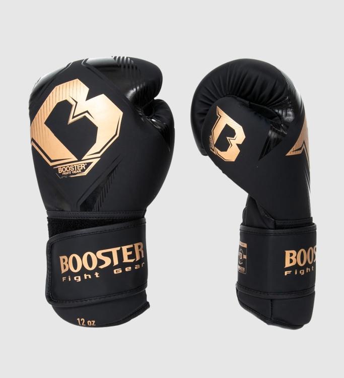 Booster (Kick)Bokshandschoenen Bangkok - Zwart/Goud - (Kick)Bokshandschoenen