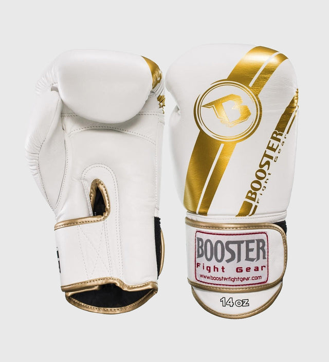 Rękawice bokserskie Booster V3 – Białe/Złote