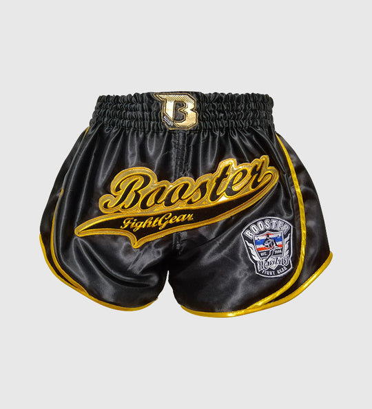 Booster Kickboks Broekje Retro Slugger 1 - Zwart/Geel