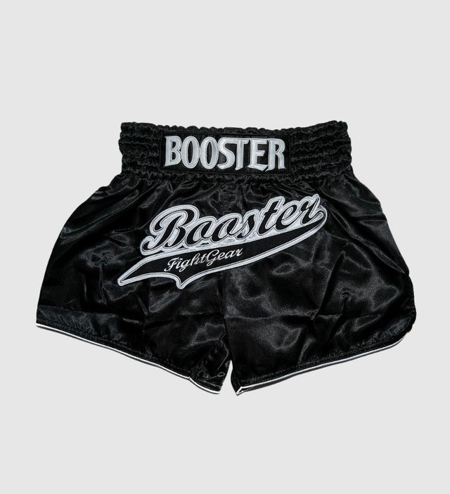 Booster Kickboxing shorts Slugger – Black/Silver – Shorts