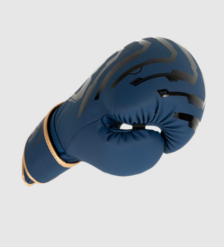 Booster Kickboks Handschoenen Youth Elite Kids -Blauw/Zwart/Goud - (Kick)Bokshandschoenen