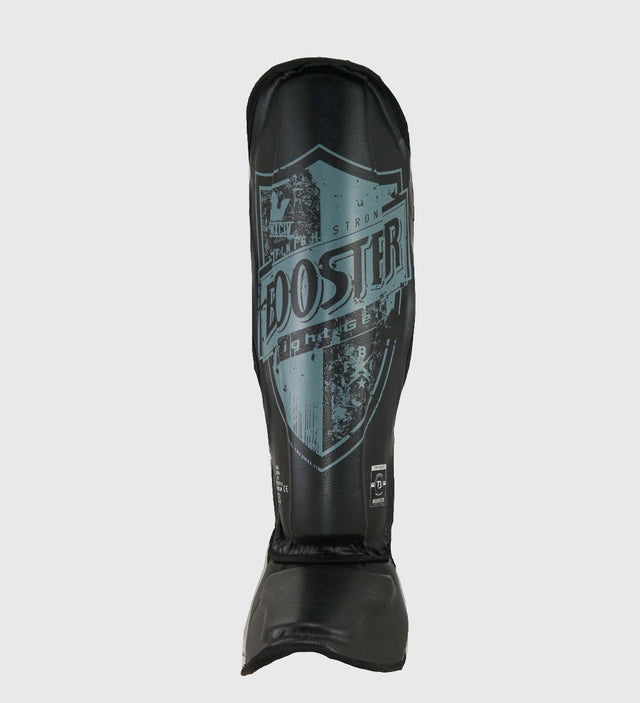 Booster Kickboks Scheenbeschermers Pro Shield - Zwart/Grijs - Scheenbeschermers