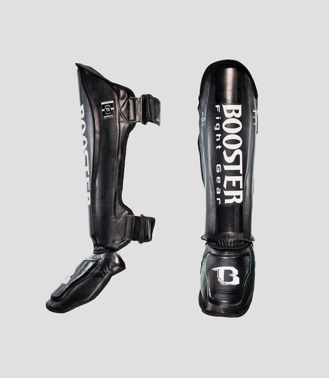 Booster Kickboks Scheenbeschermers V3 - Zwart - Benskydd