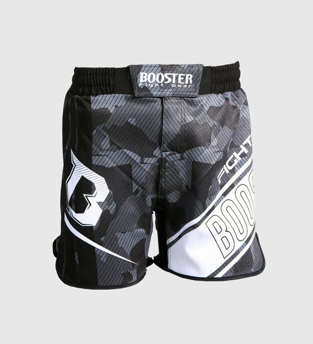 MMA trenky Booster B Force 2 – Černé/Šedé/Bílé