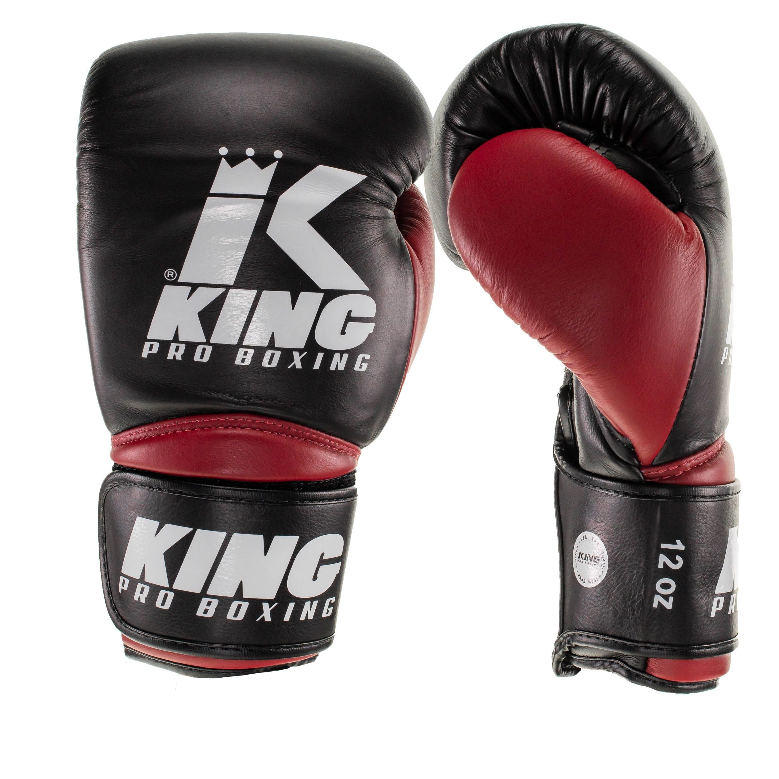 King Pro Boxing Bokshandschoenen Star 10 - Zwart/Rood