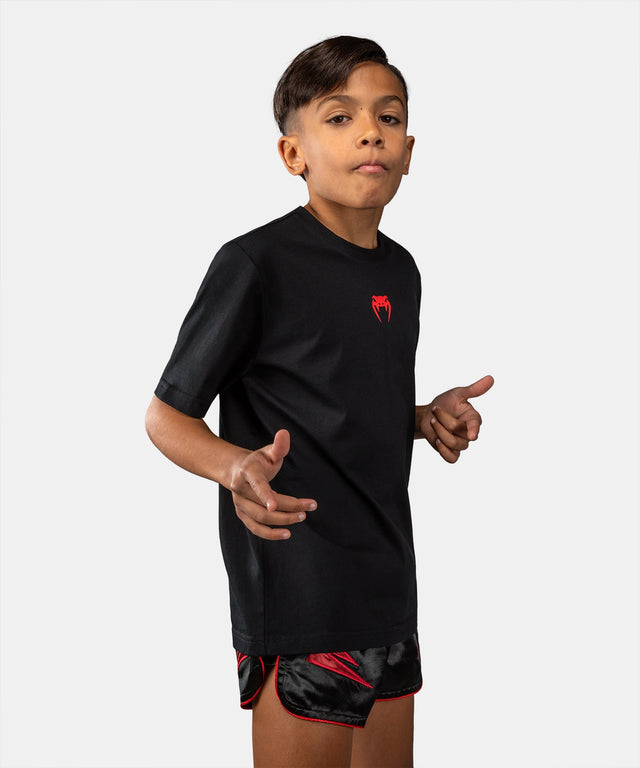 Venum T-Shirt Attack Kinderen - Zwart/Rood