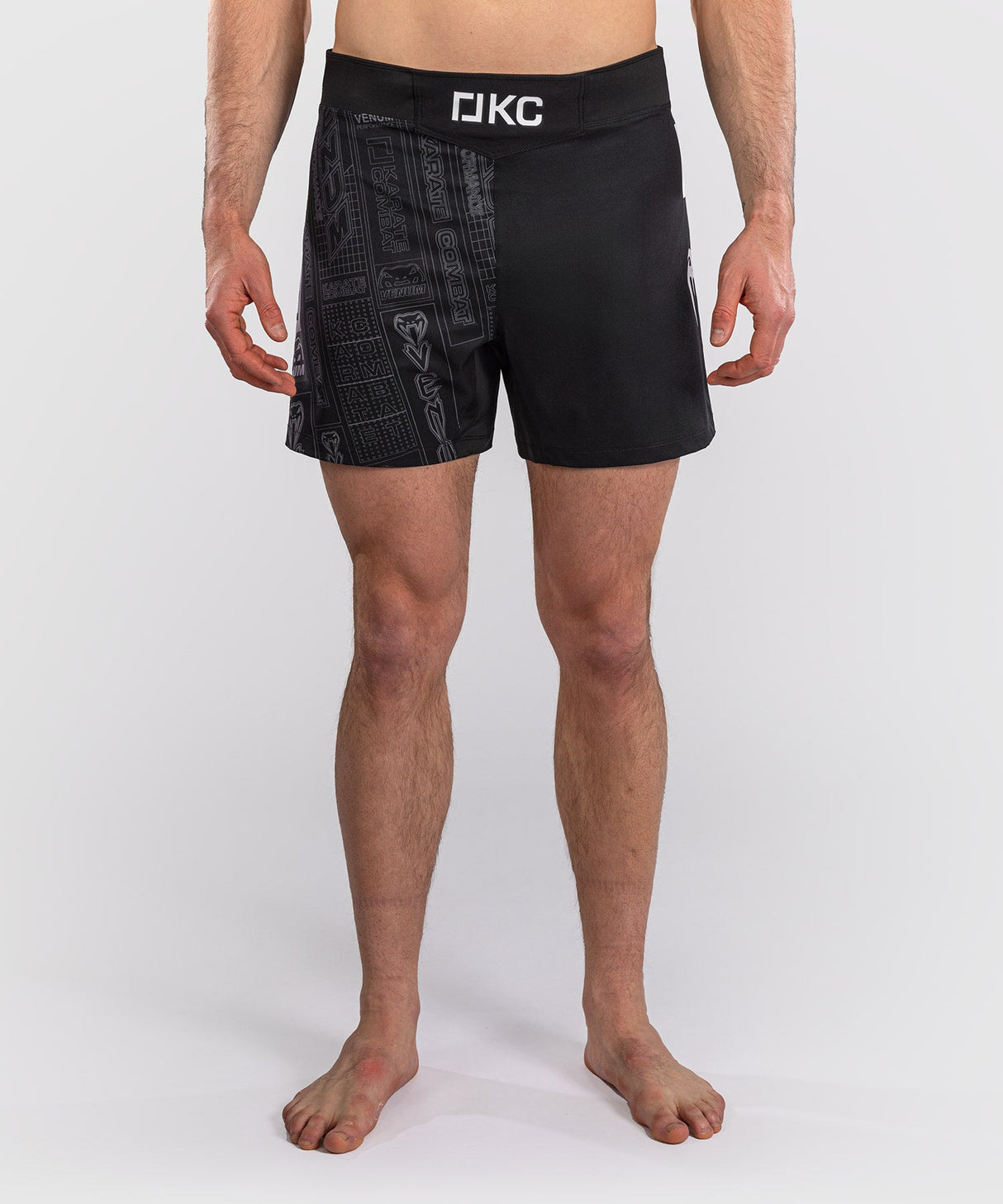 Venum MMA Shorts Karate Combat - Zwart/Grijs