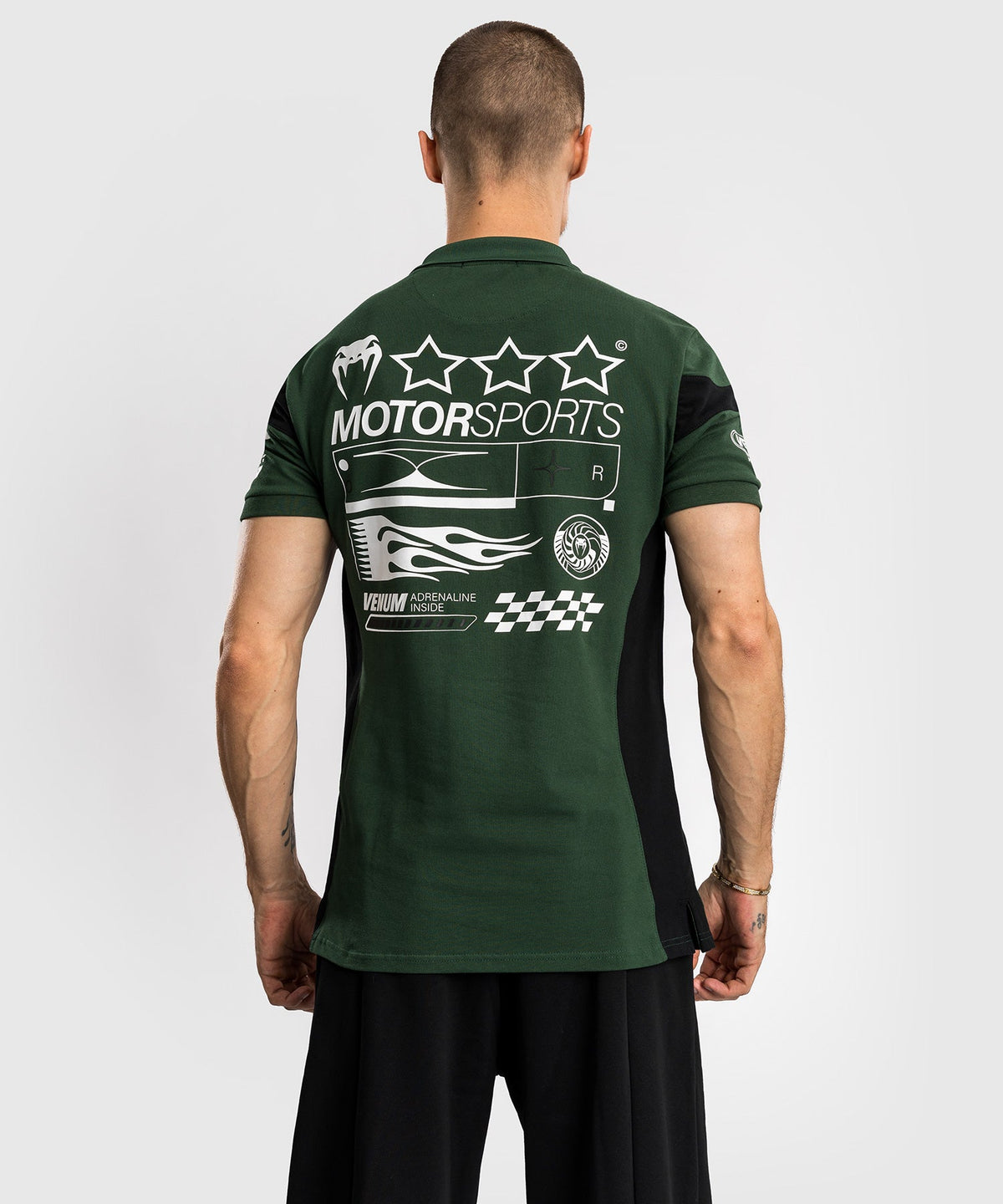 Venum Motorsport Polo - Diep Groen