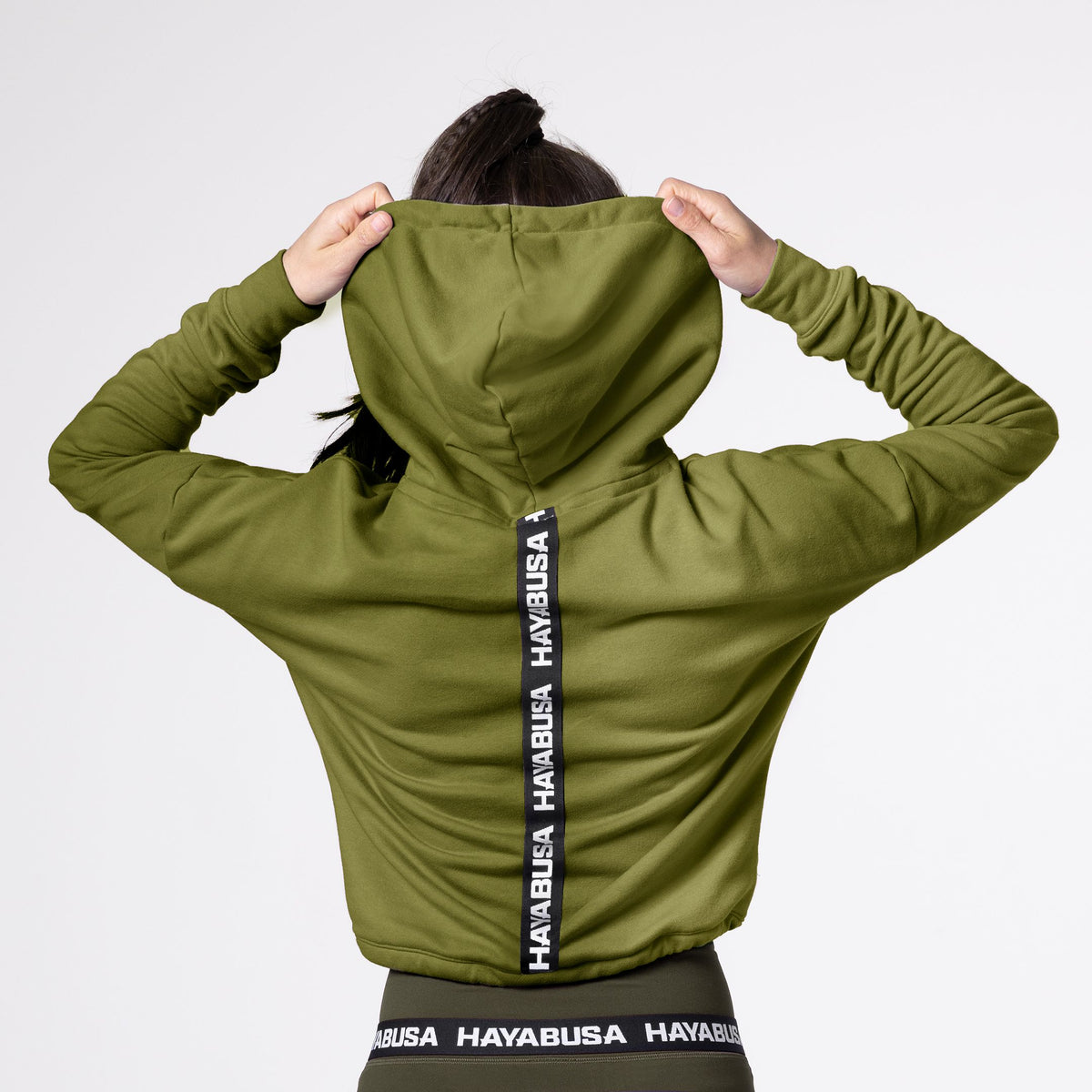 Hayabusa Hoodie Cozy Fleece Dames - Olijfgroen
