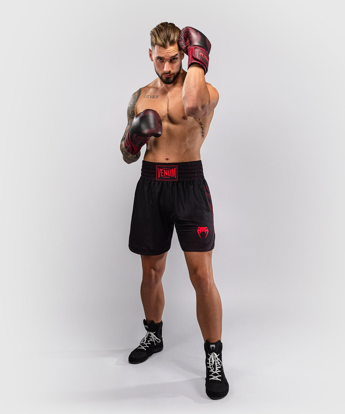 Venum Boksshorts Spectre - Zwart/Rood