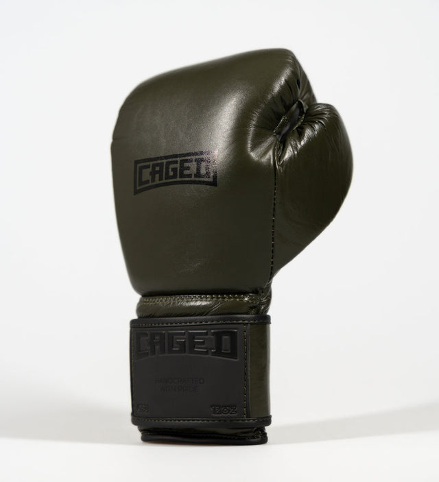Luvas de boxe Caged X Series – Cáqui Verde/Preto