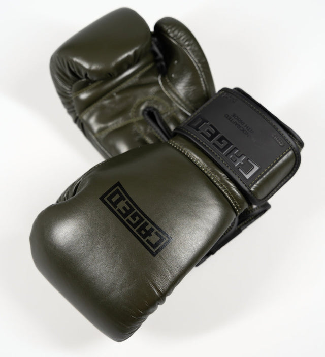 Luvas de boxe Caged X Series – Cáqui Verde/Preto