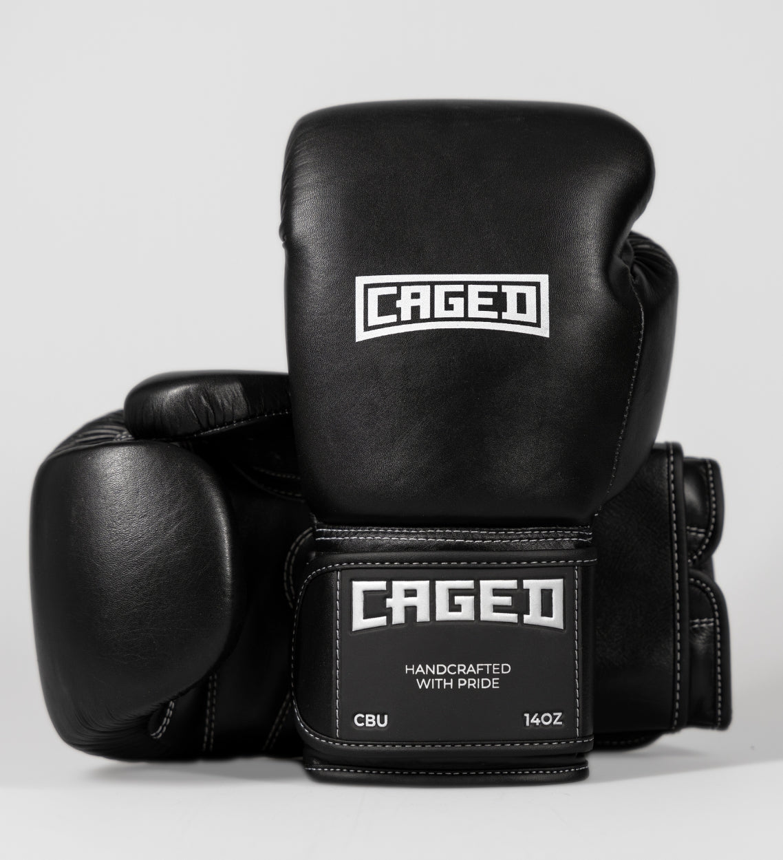 Caged (Kick)Bokshandschoenen ’X’ Series - Zwart/Wit - (Kick)Bokshandschoenen