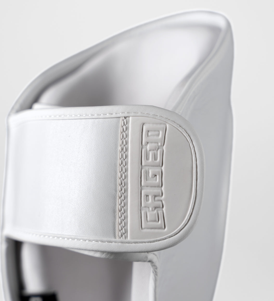 Caged Kickboks Scheenbeschermers ’X’ Series - Wit/Wit - Scheenbeschermers